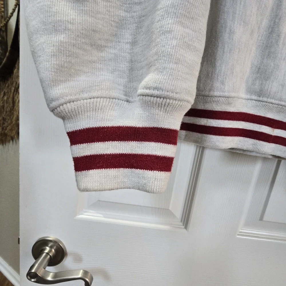 Champion Indiana Hoosiers Uni M crewneck Pullover Sweatshirt Reverse Weave - Picture 3 of 13
